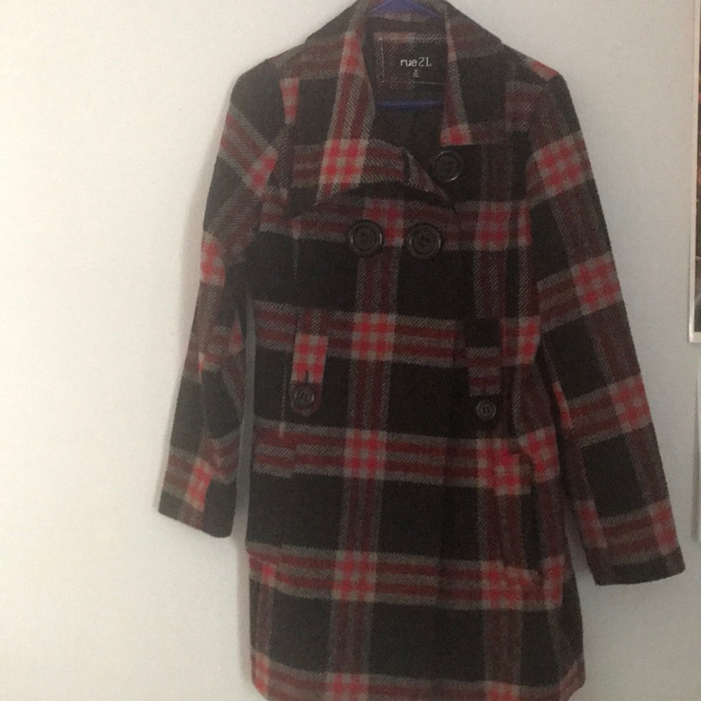 Women’s long pea coat Medium